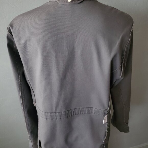 Eileen Fisher Utility Style Jacket/ Collarless Blazer/ Size L - Picture 9 of 11